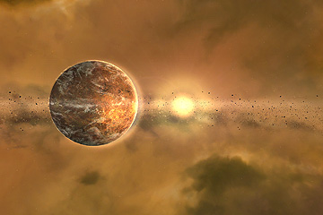 Destruição de 61 CYGNI